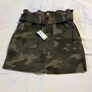 NWT River Island camo skirt